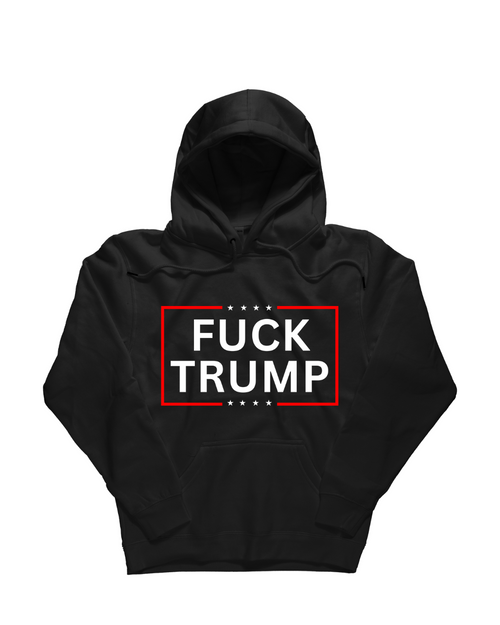 FUCK TRUMP Hoodie Black